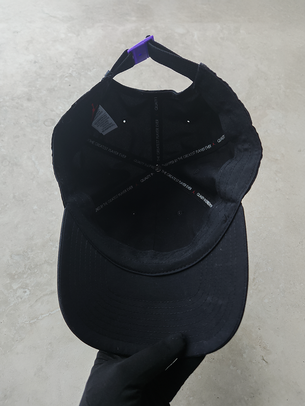 gorra jordan negra 1